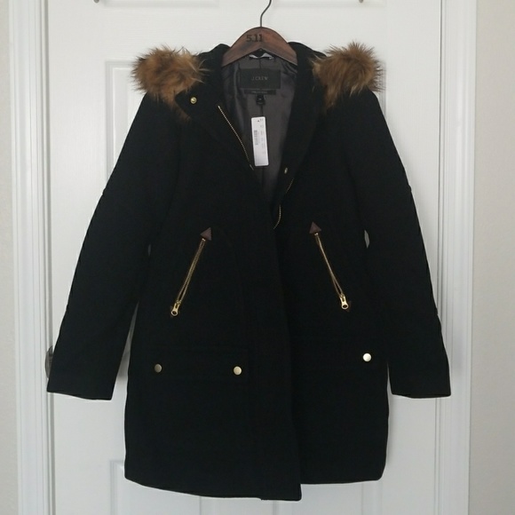 JCrew Chateau Parka with Faux Fur Trim - Picture 3 of 6